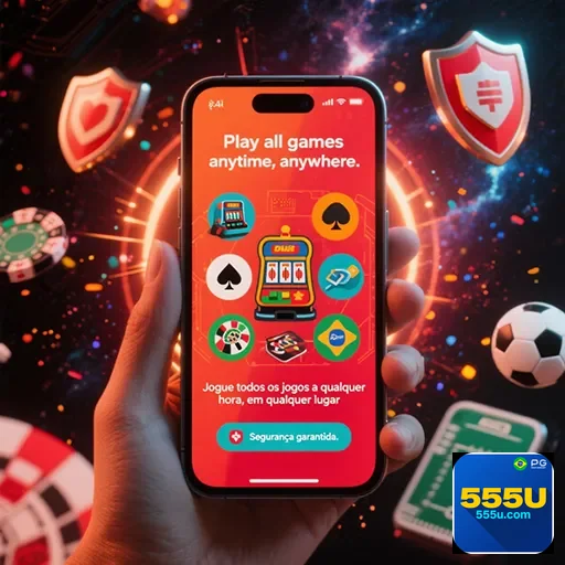 Pratique o jogo responsável com a 555u - 555u